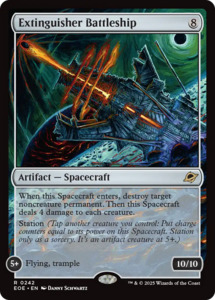 Mtg Singles: Extinguisher Battleship [Edge of Eternities]