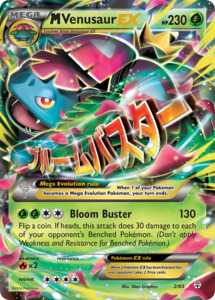 Pokemon Singles: M Venusaur EX (2/83) [XY: Generations]
