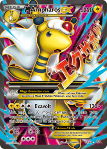 Pokemon Singles: M Ampharos EX (88/98) [XY: Ancient Origins]