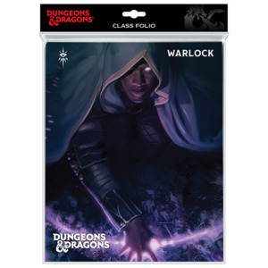 D D: Ultra PRO: Class Folio - Warlock (Includes Stickers)