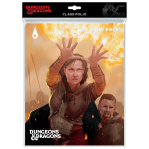 D D: Ultra PRO: Class Folio - Sorcerer (Includes Stickers)