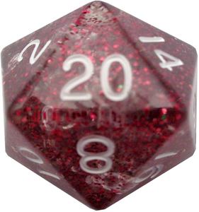 Dice: MDG – Mega Acrylic d20: Ethereal Light Purple