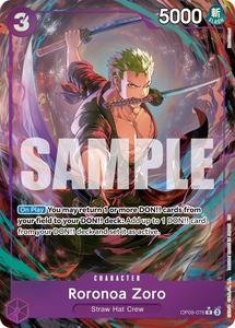 One Piece Singles: Roronoa Zoro (OP09-076) (Alternate Art) [Premium Booster -The Best- Vol. 2]