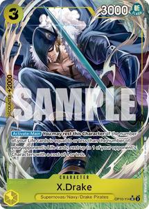 One Piece Singles: X.Drake (Alternate Art) [Premium Booster -The Best- Vol. 2]