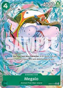 One Piece Singles: Megalo (Alternate Art) [The Azure Sea's Seven]