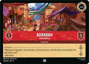 Lorcana Singles: Agrabah - Marketplace (136/204) [Fabled]