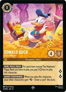 Lorcana Singles: Donald Duck - Coin Collector (37/204) [Reign of Jafar]