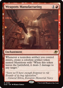Mtg Singles: Weapons Manufacturing [Edge of Eternities]