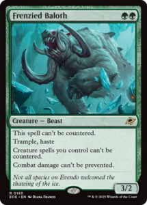 Mtg Singles: Frenzied Baloth [Edge of Eternities]