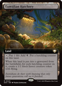 Mtg Singles: Eumidian Hatchery (Extended Art) [Edge of Eternities Commander]