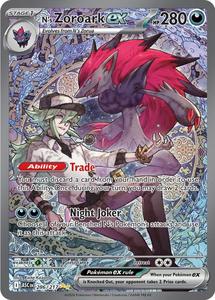 Pokemon Singles: N's Zoroark ex (286/217) [Mega Evolution: Ascended Heroes]