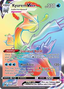 Pokemon Singles: Kyurem VMAX (197/196) [Sword & Shield: Lost Origin]
