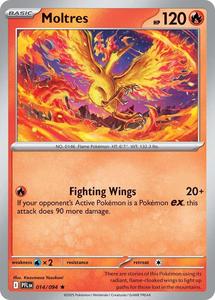 Pokemon Singles: Moltres (014/094) [Mega Evolution: Phantasmal Flames]