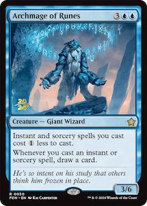 Archmage of Runes [Foundations Prerelease Promos]