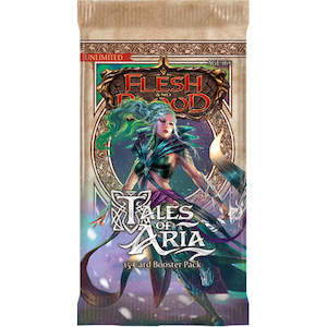 Flesh And Blood Sealed: Flesh & Blood: Tales of Aria Unlimited Booster Pack!