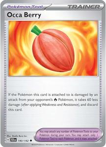 Pokemon Singles: Occa Berry (140/142) [Scarlet & Violet: Stellar Crown]