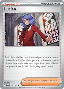 Pokemon Singles: Lucian (157/167) [Scarlet & Violet: Twilight Masquerade]