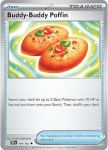 Pokemon Singles: Buddy-Buddy Poffin (144/162) [Scarlet & Violet: Temporal Forces]