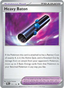 Pokemon Singles: Heavy Baton (151/162) [Scarlet & Violet: Temporal Forces]
