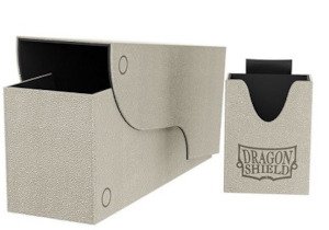 Deck Boxes: Dragon Shield Nest +300 Light Grey/Black