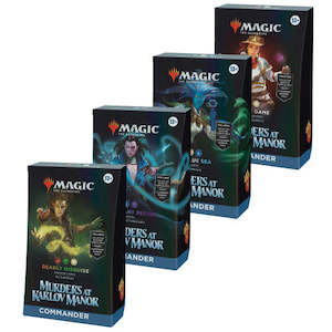 Mtg Boxes 1: MTG: Murders at Karlov Manner Commander Decks