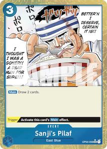 One Piece: Sanji's Pilaf (Textured Foil) [Premium Booster -The Best-]