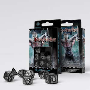 Dice: Q Workshop: Black & Silver Dice Set