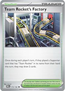Team Rocket's Factory (173/182) [Scarlet & Violet: Destined Rivals]