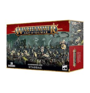 Warhammer Figures And Tools: Warhammer Age of Sigmar Gloomspite Gitz: Moonlclan Stabbas 89-07