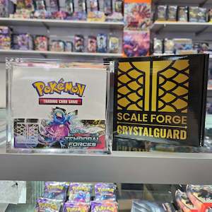 Not Singles With More Than 0 Stock: Scale Forge - Crystalguard | Pokémon TCG Booster Box Acrylic Case