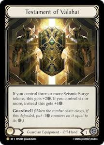 Testament of Valahai [MPG004] (Mastery Pack Guardian)  Rainbow Foil