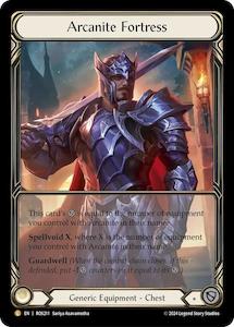 High End Flesh And Blood Singles: Arcanite Fortress (Extended Art) [ROS211] (Rosetta)  Cold Foil