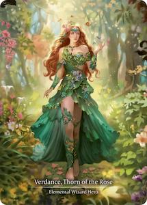 Verdance, Thorn of the Rose (Marvel) [ROS013] (Rosetta)  Cold Foil