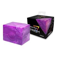 Deck Boxes: BCW Prism Deck Case - Polished - Charoite Purple