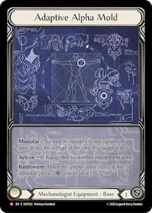Adaptive Alpha Mold (Extended Art Cold Foil) [SUP253] (Super Slam)  Cold Foil