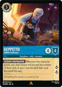 Lorcana Singles: Geppetto – Skilled Craftsman (174/204) [Reign of Jafar]