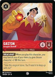 Lorcana Singles: Gaston - Arrogant Showoff (129/204) [Reign of Jafar]
