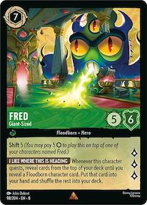 Lorcana Singles: Fred - Giant-Sized (98/204) [Reign of Jafar]