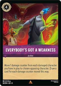Lorcana Singles: Everybody's Got A Weakness (82/204) [Reign of Jafar]