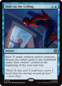Mtg Singles Instock: Hide on the Ceiling [Marvel's Spider-Man]