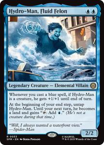 Mtg Singles Instock: Hydro-Man, Fluid Felon [Marvel's Spider-Man]