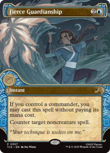 Mtg Singles Instock: Fierce Guardianship (Showcase) [Avatar: The Last Airbender: Eternal-Legal]