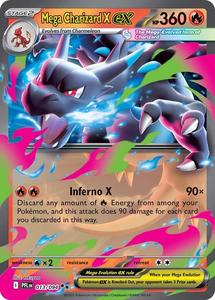 Pokemon Singles: Mega Charizard X ex (013/094) [Mega Evolution: Phantasmal Flames]
