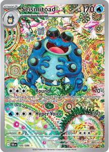Pokemon Singles: Seismitoad (105/086) [Scarlet & Violet: Black Bolt]