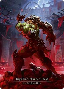 High End Flesh And Blood Singles: Kayo, Underhanded Cheat (Marvel) [SUP063] (Super Slam)  Cold Foil