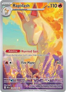 Pokemon Singles: Rapidash (189/182) [Scarlet & Violet: Destined Rivals]
