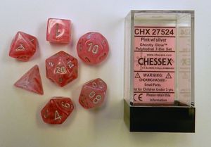 Chessex - Ghostly Glow Polyhedral 7-Die Set