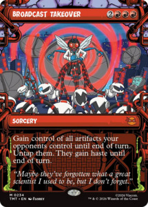 Mtg Singles Instock: Broadcast Takeover (Showcase) [Teenage Mutant Ninja Turtles]