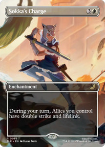 Mtg Singles Instock: Sokka's Charge (Borderless) [Avatar: The Last Airbender: Eternal-Legal]