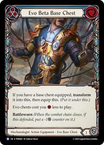 Flesh And Blood Singles 1: Evo Beta Base Chest (Blue) (Cold Foil) [PEN069] (Compendium of Rathe)  Cold Foil